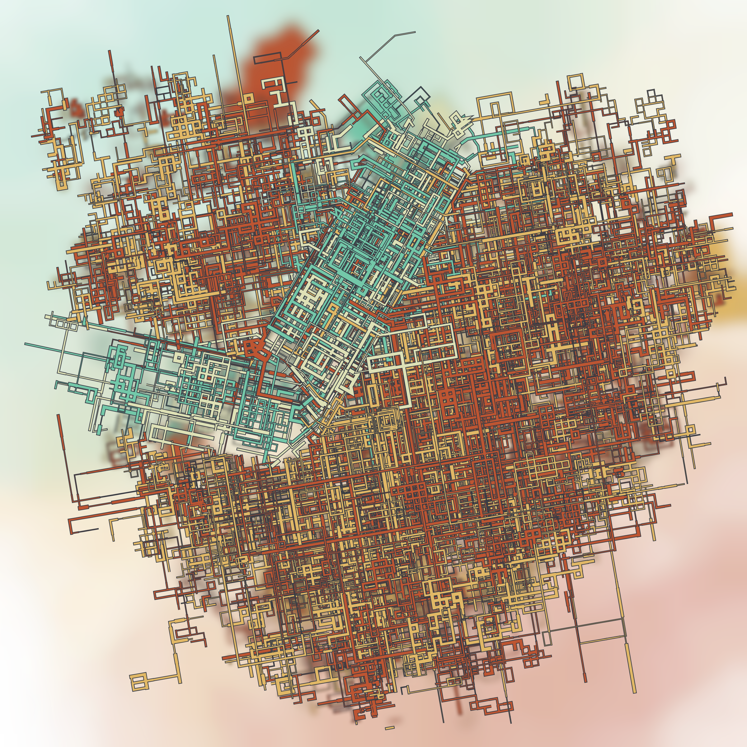 art_blocks art Tentura #225