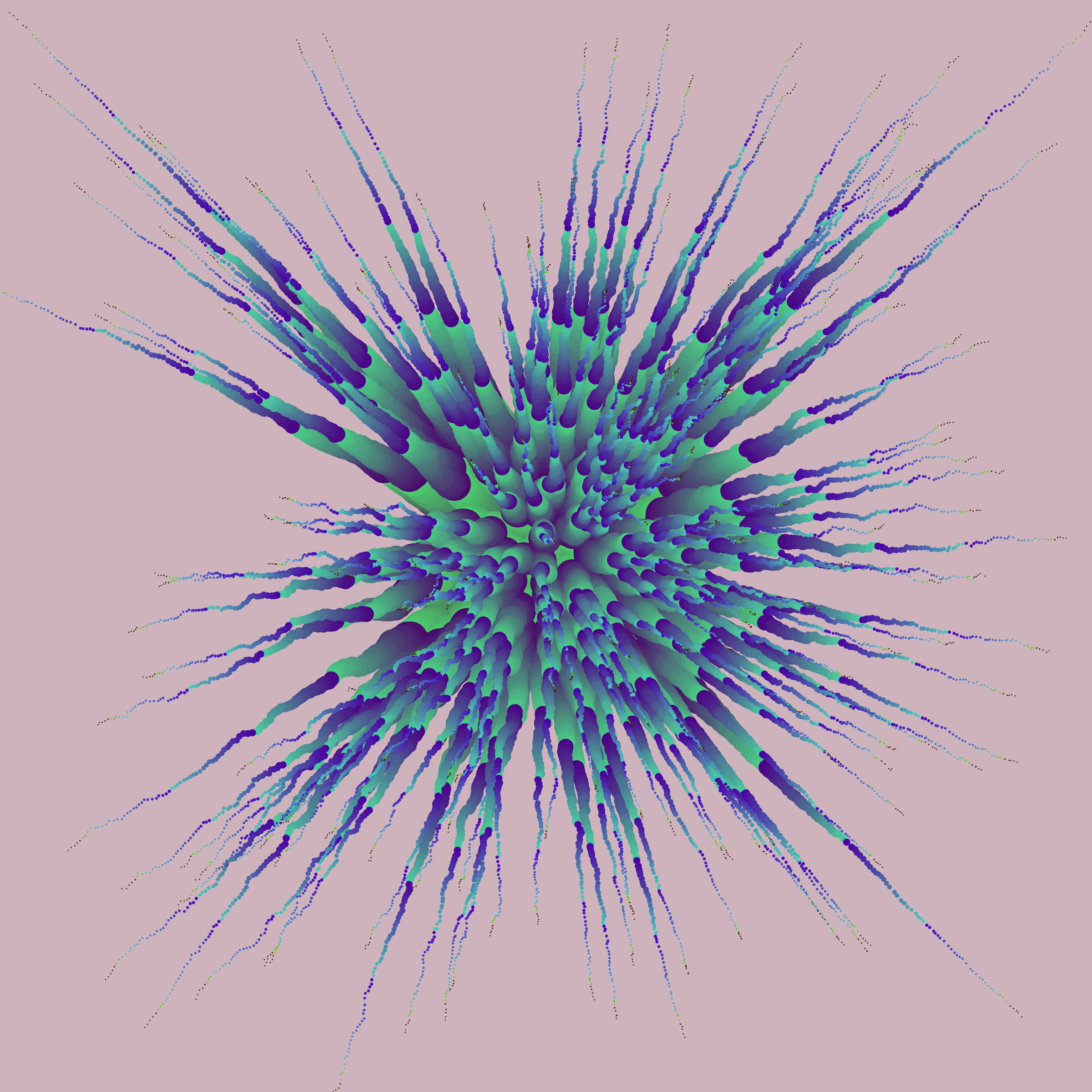art_blocks art Star Flower #445