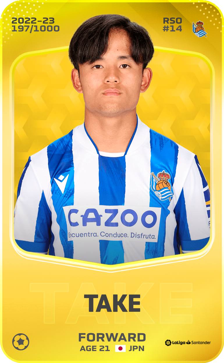 sorare card Take 2022-23 • Limited 197/1000