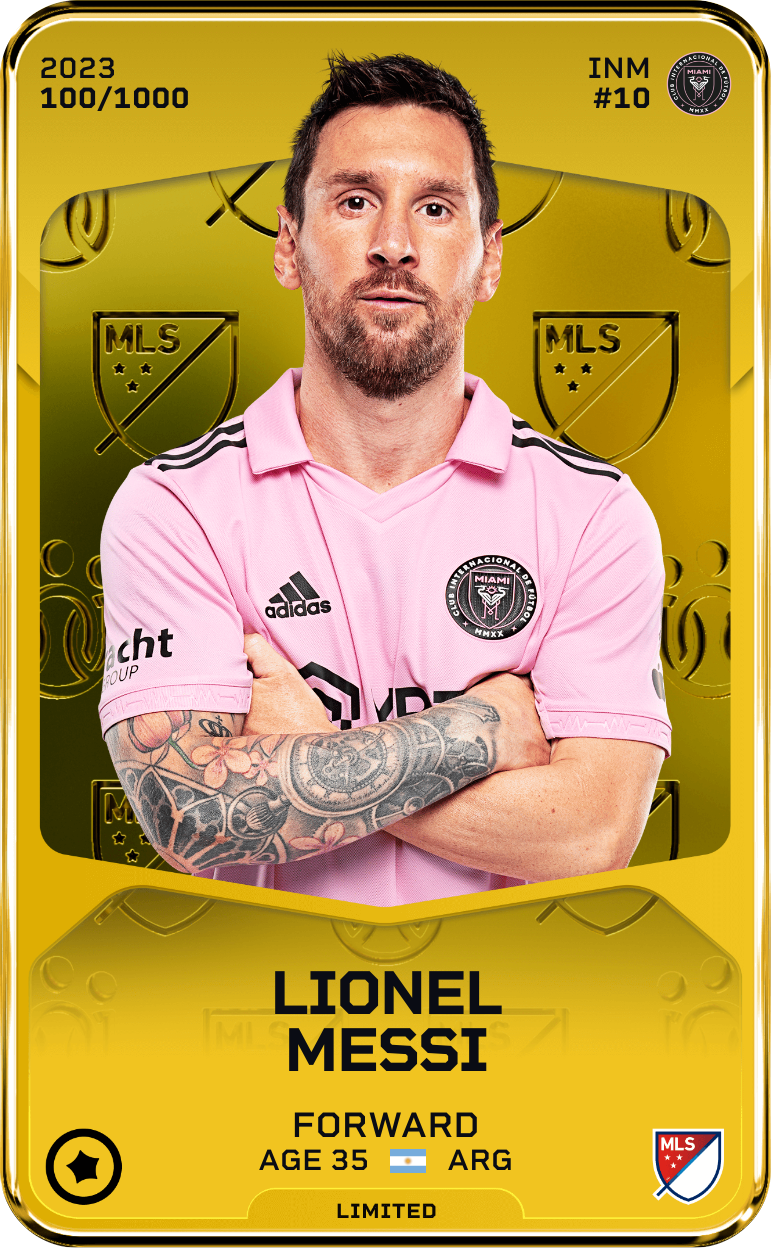 sorare card Lionel Messi 2023-24 • Limited 100/1000